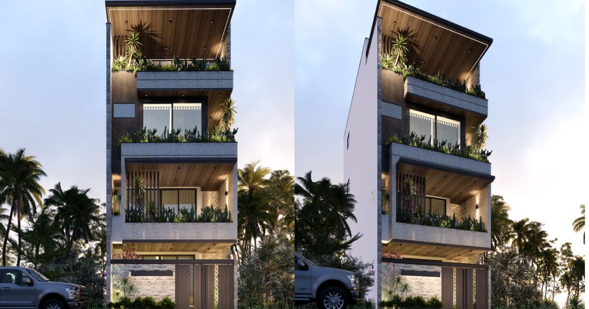 Thiết kế nội thất nhà phố 4 tầng