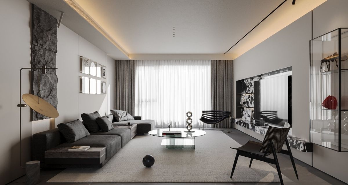 +15 Mẫu Thiết Kế Nội Thất Phòng Khách Sang Trọng, Tiện Nghi 5 thiết kế nội thất phòng khách