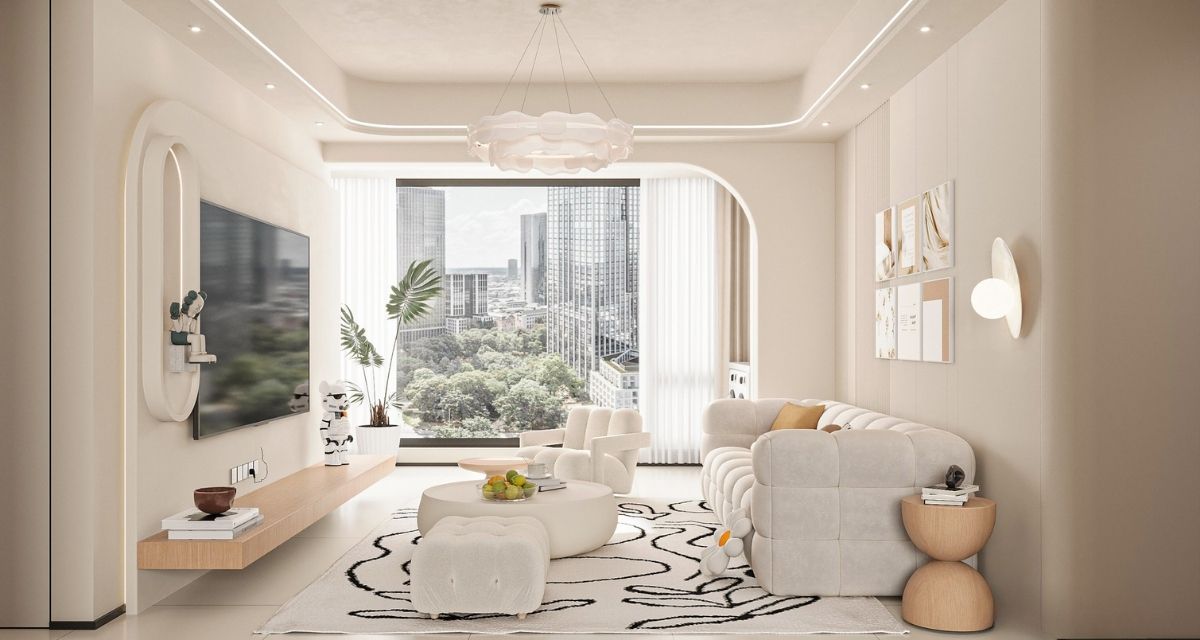 +15 Mẫu Thiết Kế Nội Thất Phòng Khách Sang Trọng, Tiện Nghi 9 thiết kế nội thất phòng khách