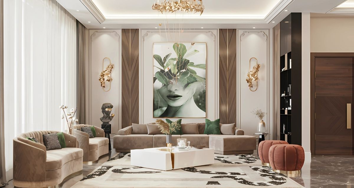 +15 Mẫu Thiết Kế Nội Thất Phòng Khách Sang Trọng, Tiện Nghi 13 thiết kế nội thất phòng khách