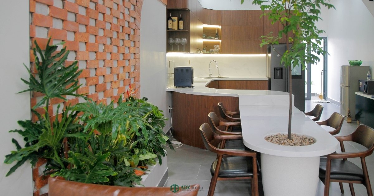 Kết hợp sống "xanh" trong nội thất hiên đại