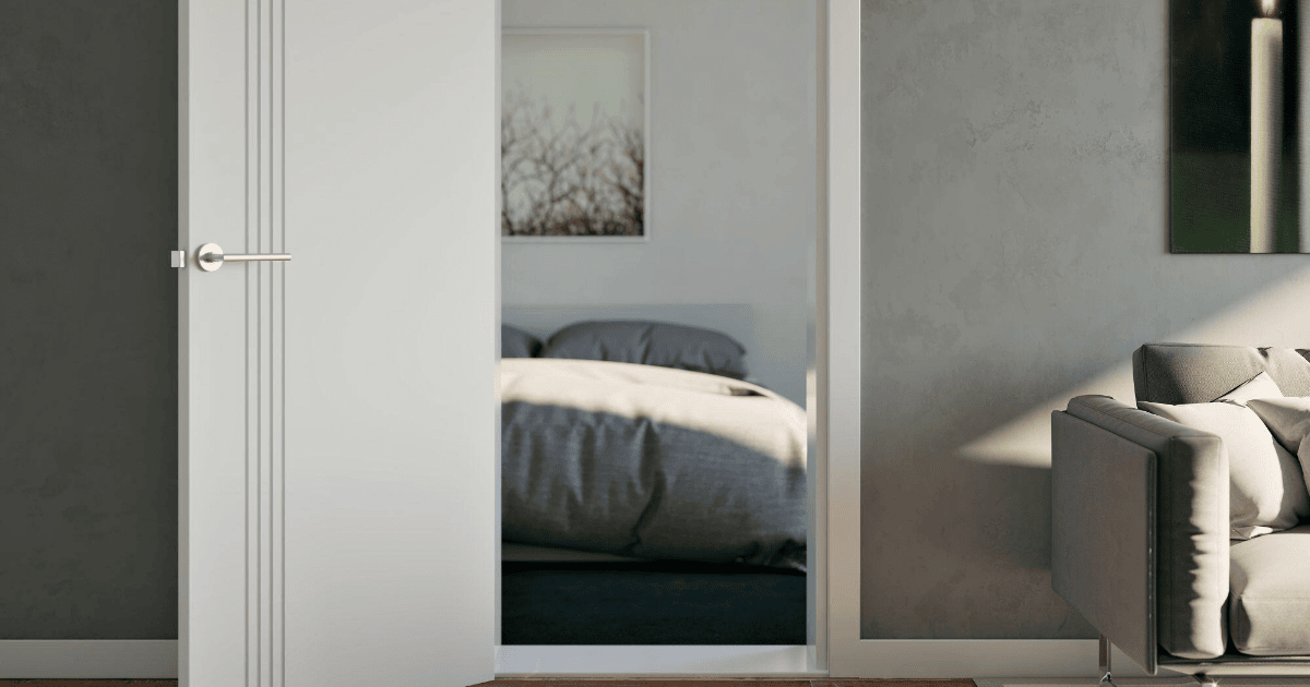 Lựa chọn cửa nội thất công nghiệp phù hợp cho từng không gian 7 Lựa chọn loại cửa phù hợp với từng không gian - cửa phòng ngủ