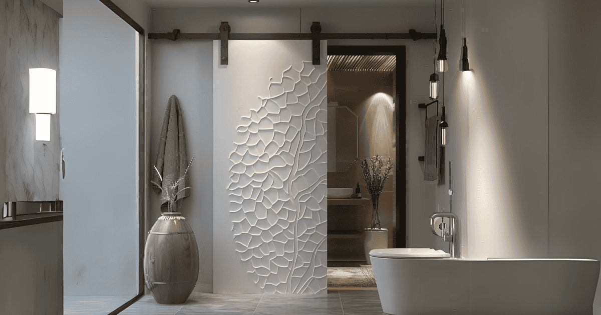 Lựa chọn cửa nội thất công nghiệp phù hợp cho từng không gian 8 Lựa chọn loại cửa phù hợp với từng không gian - cửa phòng tắm