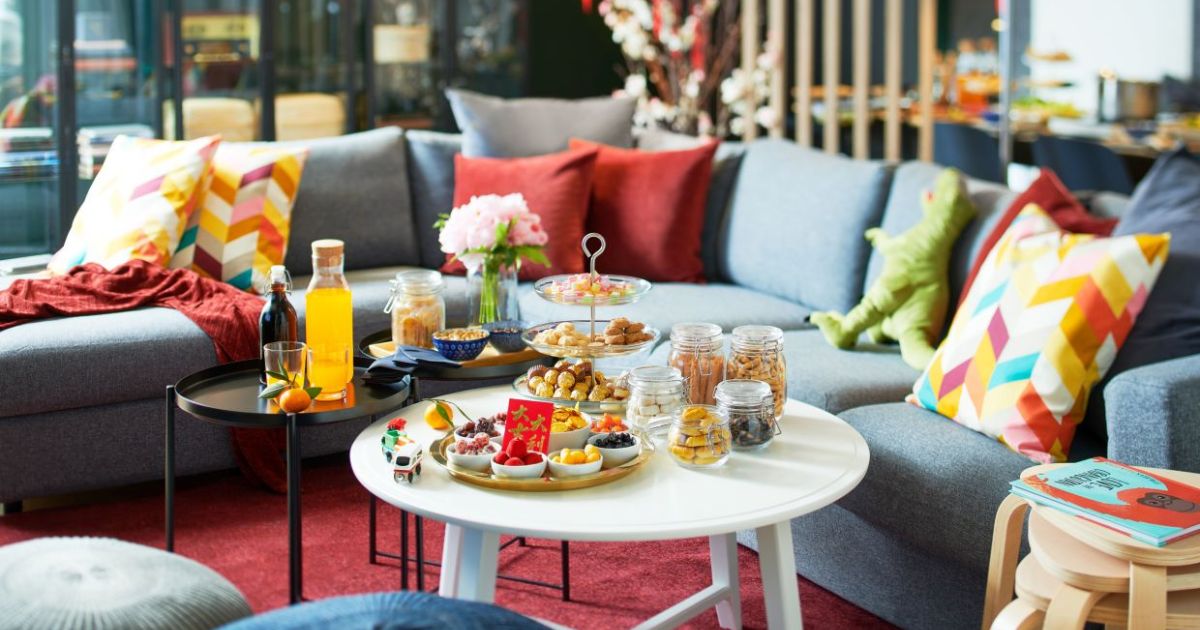 Trưng bày mâm ngũ quả 