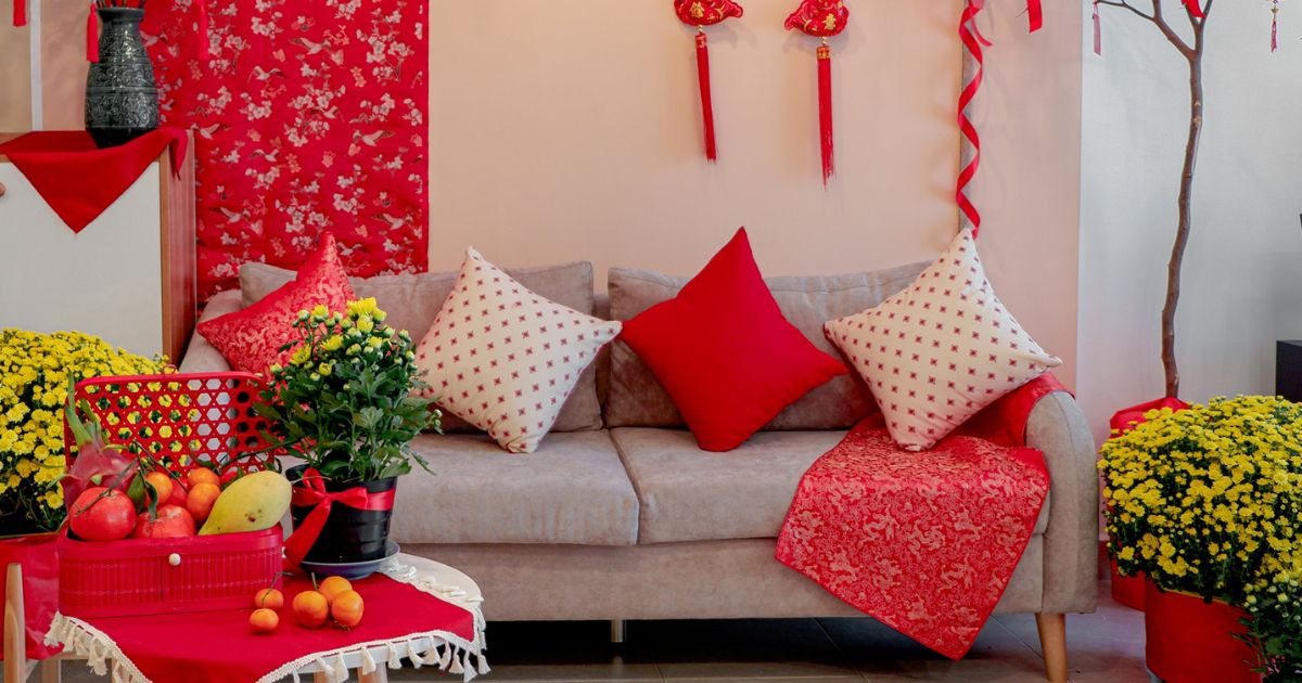 Bố trí tiểu cảnh ngày Tết 
